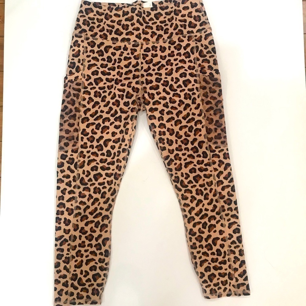 Fabletics workout pants yoga size medium mesh side pocket